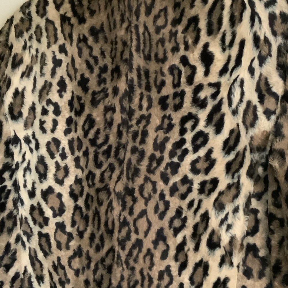 Etcetera Leopard Print Teddy Jacket - image 7